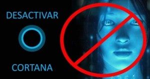 desactivar Cortana 2018